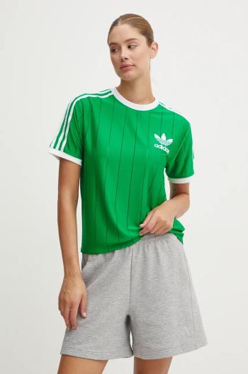 Tričko adidas Originals Adicolor zelená barva, IY7227