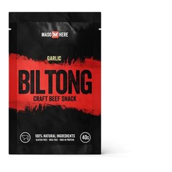 Maso Here hovězí biltong česnek 40 g (8594185671435)