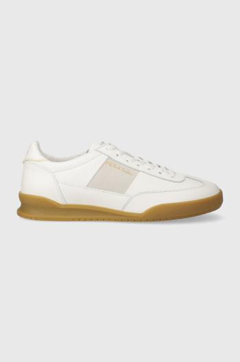 Kožené sneakers boty PS Paul Smith Dover bílá barva