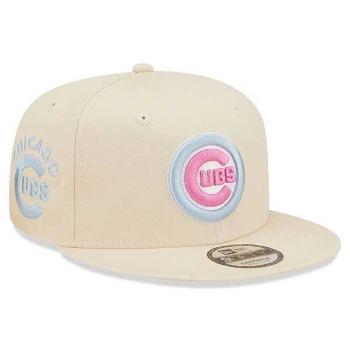 kšiltovka New Era 9FIFTY MLB Pastel Patch Chicago Cubs Cream Beige snapback cap - M/L