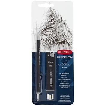 DERWENT Precision Mechanical Pencil Set 0.7 mm HB, 15 tuh v balení + 3 gumy (2302429)