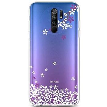 TopQ Kryt Xiaomi Redmi 9 silikon Květy sakury 50975 (Sun-50975)