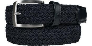 Alberto Basic Braided Mens Navy 100 cm Pásek