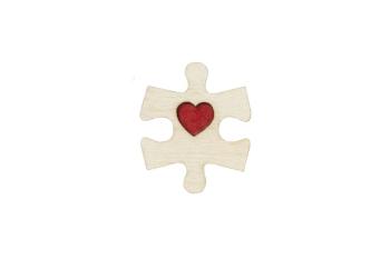 Párová brož Puzzle 2 Brooch s možností výměny či vrácení do 30 dnů zdarma