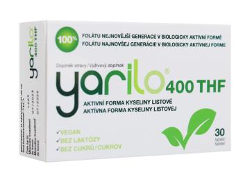 Axonia Yarilo 400 THF - aktivní forma kyseliny listové, 30 tablet