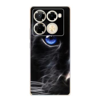 Odolné silikonové pouzdro iSaprio - Black Puma - Infinix Note 40 PRO / Note 40 PRO+ 5G