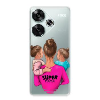 Odolné silikonové pouzdro iSaprio - Super Mama - Two Girls - Poco F6