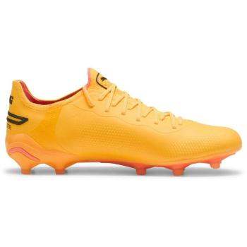 Puma KING ULTIMATE FG/AG Pánské kopačky, oranžová, velikost 42.5