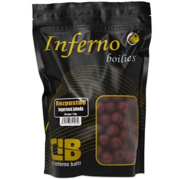 Carp Inferno Rozpustné Boilies Nutra Line Jogurtová Jahoda - 20mm 1kg