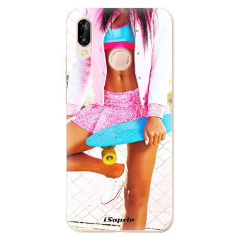 Odolné silikonové pouzdro iSaprio - Skate girl 01 - Huawei P20 Lite