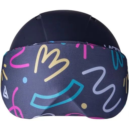 Laceto SKI HELMET VISOR COVER COLOR LINES Látkový kryt visiorů lyžařských přileb, mix, velikost