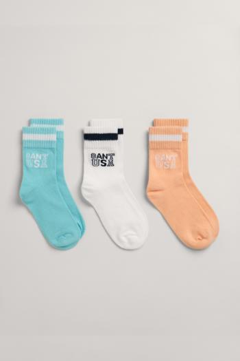 PONOŽKY GANT SOCKS 3-PACK APRICOT CREAM