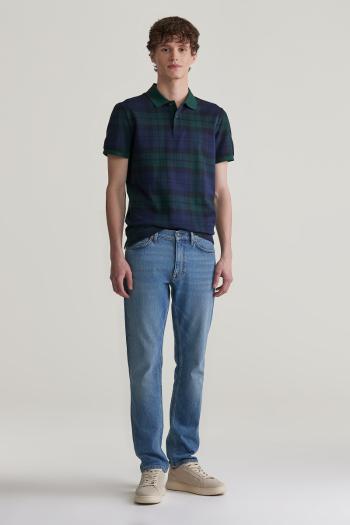 DŽÍNY GANT SLIM GANT JEANS MID BLUE WORN IN