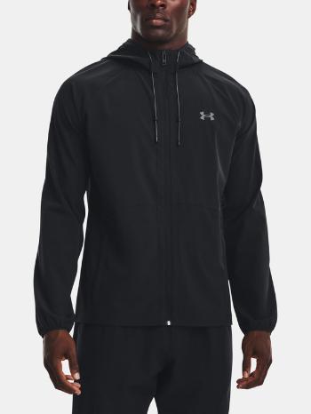 Under Armour UA Stretch Woven Windbreaker-BLK Bunda Černá