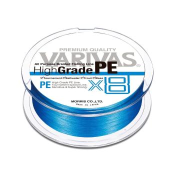 Varivas Šňůra High Grade PE X8 Ocean Blue 150m