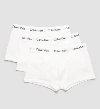 Calvin Klein pánské bílé boxerky 3pack - XL (100)