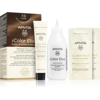 Apivita My Color Elixir barva na vlasy bez amoniaku odstín 7.0 Blonde