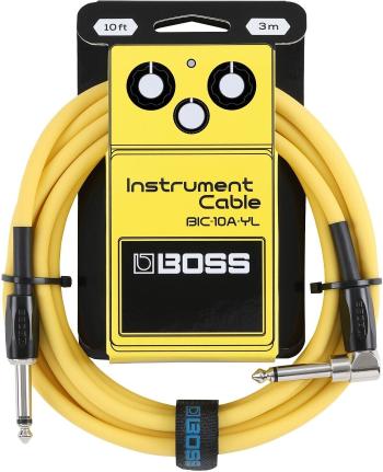 Boss BIC-10A-YL 10ft Rovný - Lomený Nástrojový kabel
