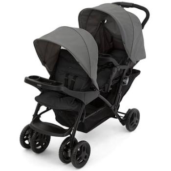 Graco® sourozenecký kočárek Stadium Duo Titanium 2021 grey black