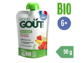 Good goout BIO Ovesný dezert s jahodou a banánem 90 g