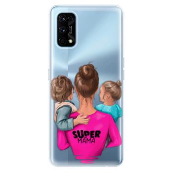 Odolné silikonové pouzdro iSaprio - Super Mama - Boy and Girl - Realme 7 Pro