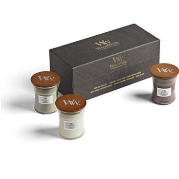 WOODWICK dárkový set 3× malá svíčka (5038581123769)