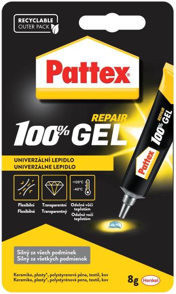 Lepidlo PATTEX 100 %, univerzální kutilské lepidlo 8 g