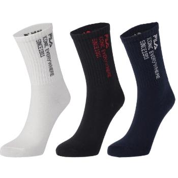 Fila WOMAN NORMAL SOCKS LIFESTYLE 3 PAIRS PACK Dámské ponožky, mix, velikost