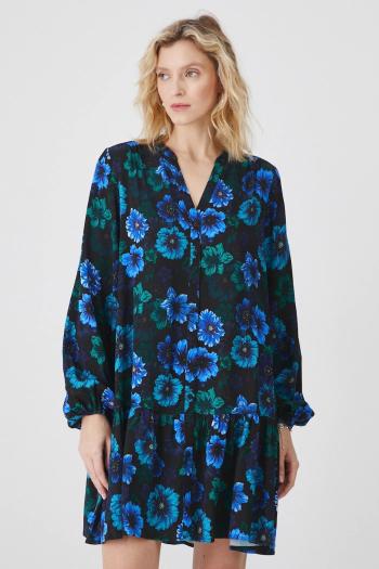 Šaty Medicine čierna farba, mini, oversize