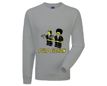 Pánská mikina bez kapuce Pulp Fiction Lego