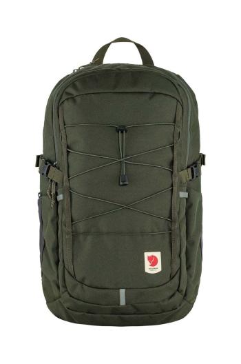 Batoh Fjallraven Skule 28 zelená barva, velký, hladký