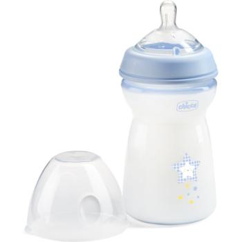 Chicco Natural Feeling Boy kojenecká láhev 6m+ 330 ml