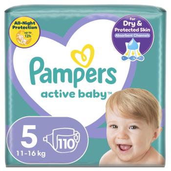 PAMPERS Active Baby Pleny jednorázové 5 (11-16 kg) 110 ks