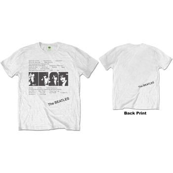 The Beatles tričko White Album Tracks  one_size