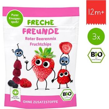 Freche Freunde BIO Ovocné chipsy - Lesní plody mix  3× 10 g (0745110150008)