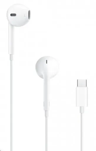 Viking stereo sluchátka s mikrofonem V15, konektor USB-C, bílá