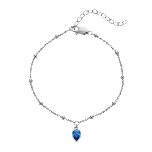 Hot Diamonds Stříbrný náramek pro ženy narozené v prosinci Silver Whisper SWB036