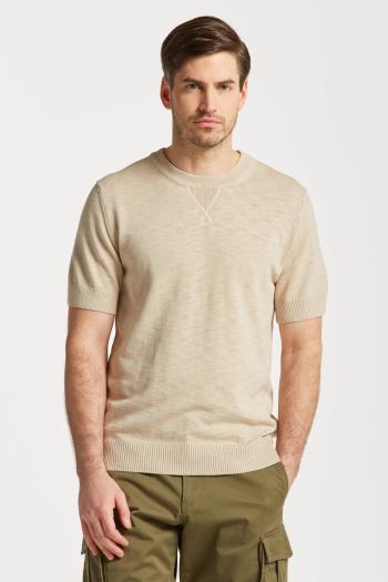 SVETR GANT COTTON FLAMME TEE DRY SAND2