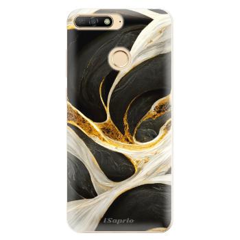 Odolné silikonové pouzdro iSaprio - Black and Gold - Huawei Y6 Prime 2018