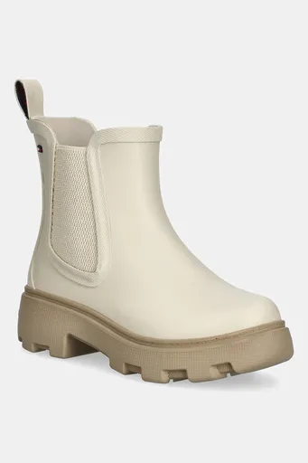 Holínky Tommy Hilfiger RUBBER FLAG CLEATED RAINBOOT