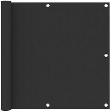 Balkónová zástěna antracitová 90 x 300 cm oxfordská látka (134868)