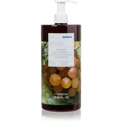 Korres Santorini Grape revitalizující sprchový gel 1000 ml