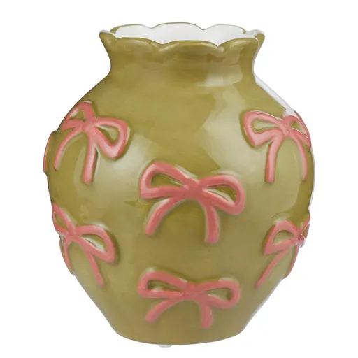 PRESENT Váza - zelená