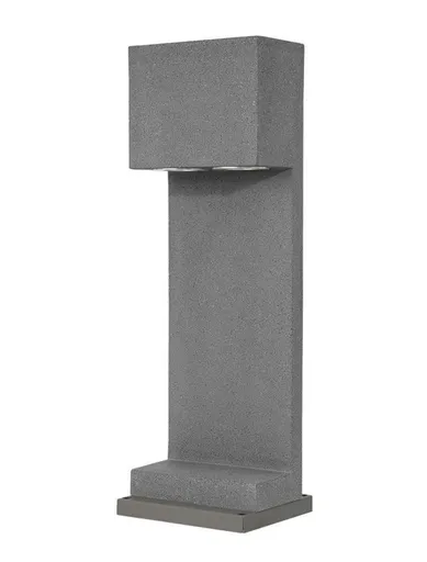 NOVA LUCE venkovní sloupkové svítidlo GRANTE šedý beton a hliník GU10 2x10W 100-240V bez žárovky IP65 9790022