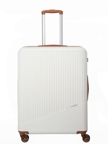 Travelite Bali L White/Cognac Kufr Bílá