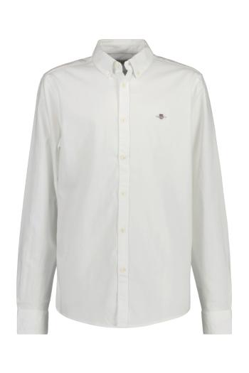 KOŠILE GANT SHIELD OXFORD BD SHIRT WHITE