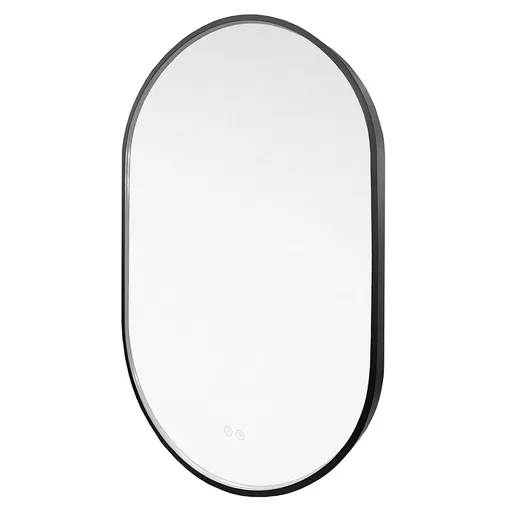 Mereo  Zrcadlo oválné 50x80 cm, LED osvětlení a odmlžování CN170