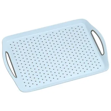 Kesper servírovací plastový, protiskluzový modrý 45,5 x 32 cm (77206)