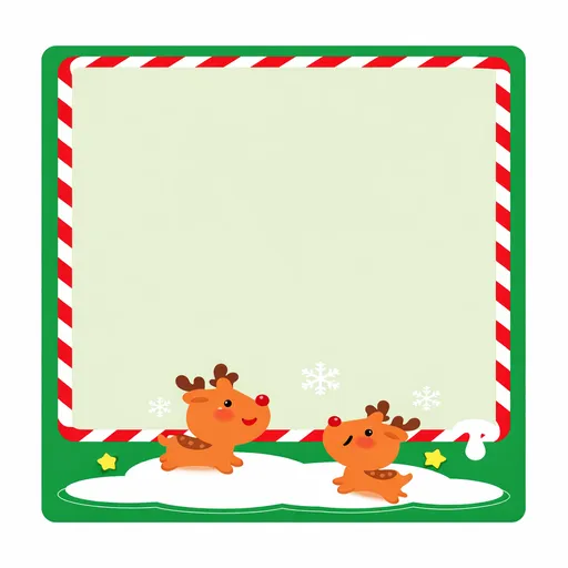 Niimbot 1EA03026202, 40x60mm, 125ks, vánoční sobi, barevné samolepicí štítky