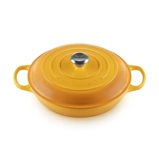 Kastrol SIGNATURE 30 cm, 3,5 l, NECTAR, litina, Le Creuset